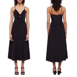 & OTHER STORIES Front Knot Midi Dress. Size‎ 4